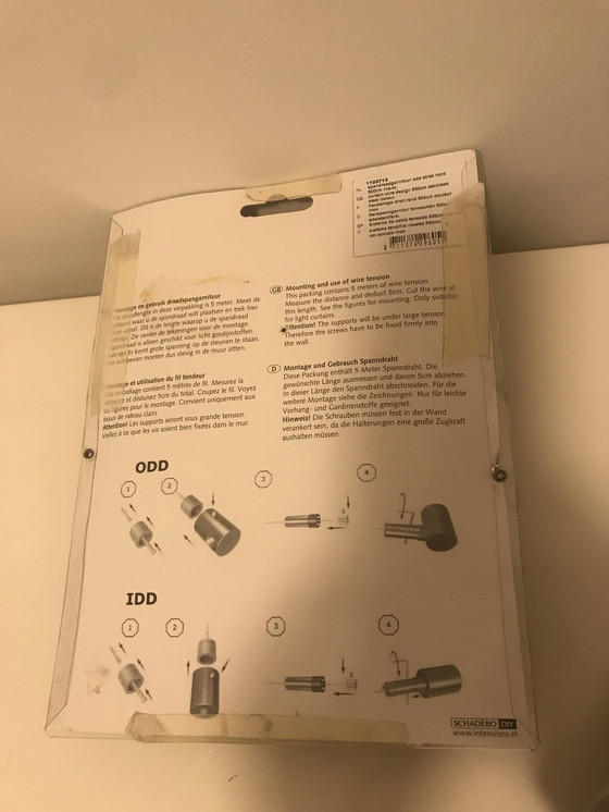 Image 1 of Set di tensionamento del filo Intensions in acciaio inox opaco 500 cm