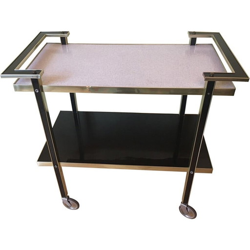 Vintage glass trolley, 1960-1970