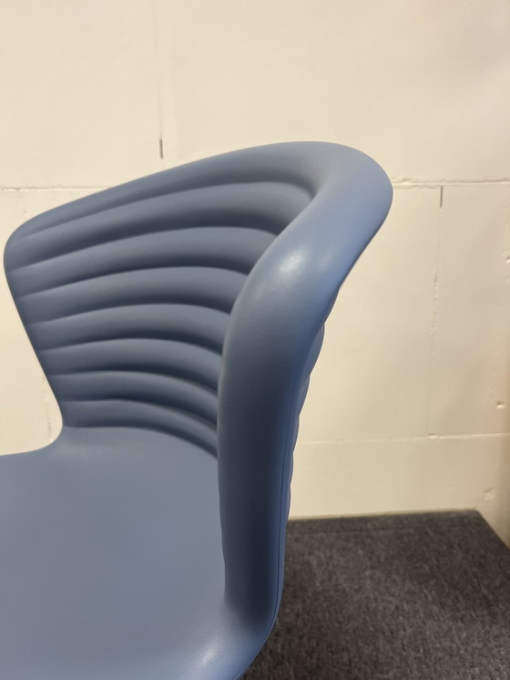 Image 1 of 4 Tonon Marshmallow Dining Chairs blue