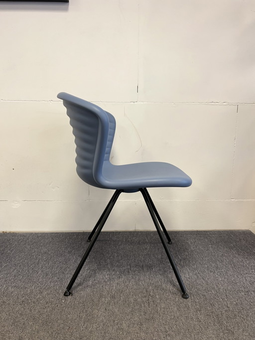 4 Chaises de salle à manger en guimauve Tonon bleu