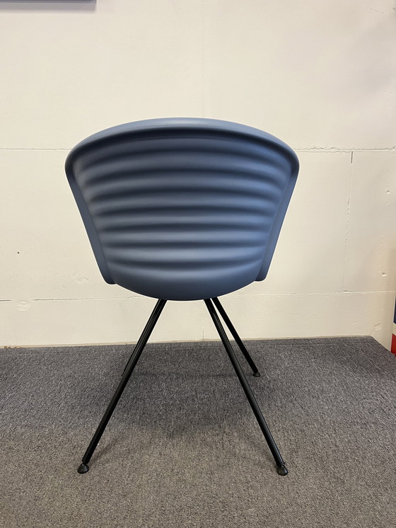 Image 1 of 4 Tonon Marshmallow Dining Chairs blue