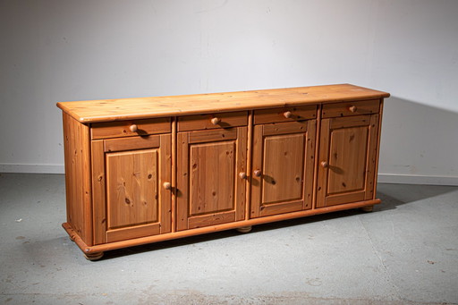 Danish Pine Sideboard From The 1980S