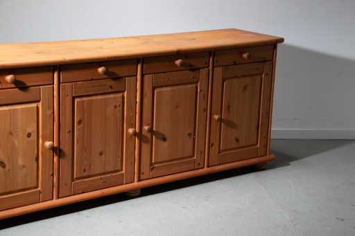 Danish Pine Sideboard From The 1980S