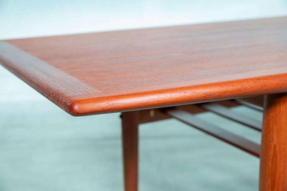 Image 1 of Vintage Danish design coffee table, teak XL table Grete Jalk