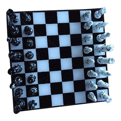 Contemporary Vetro Di Murano Chess Board Scacchiera, Made In Italy