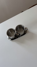 Vintage Stainless Steel Coffee Cups