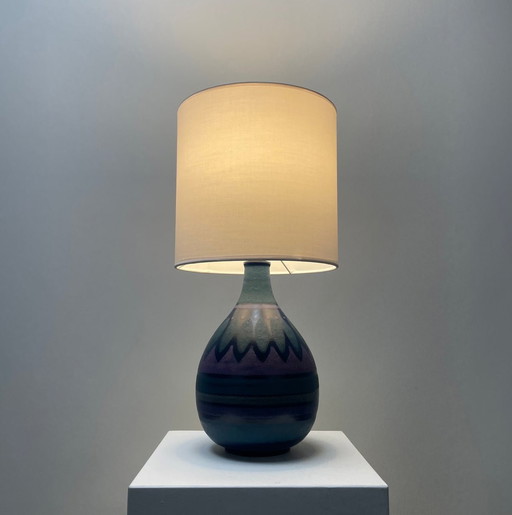 Kupfermühle Keramik Table Lamp Viola 1960