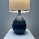 Kupfermühle Keramik Table Lamp Viola 1960