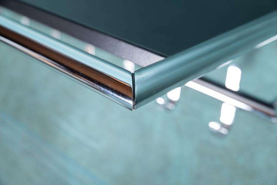 Image 1 of Minimalist coat rack tube frame chrome 80s memphis coat rack