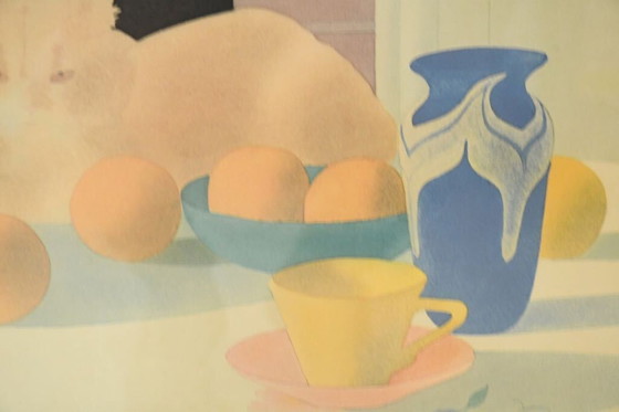 Image 1 of Elizabeth Osborne - Nature morte au chat