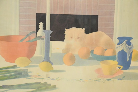 Image 1 of Elizabeth Osborne - Still life with cat