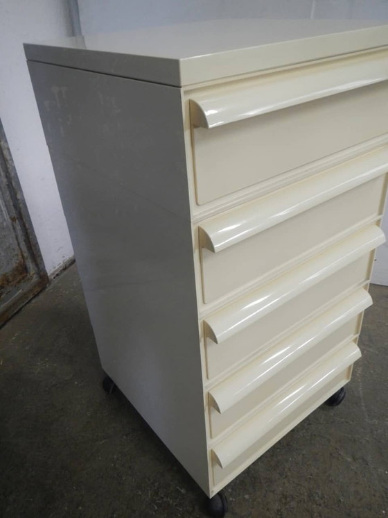 Image 1 of Chest Of Five Drawers In Abs Made By Kartell 