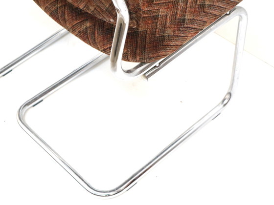 Image 1 of 2 sedie vintage con struttura tubolare realizzate negli anni '70