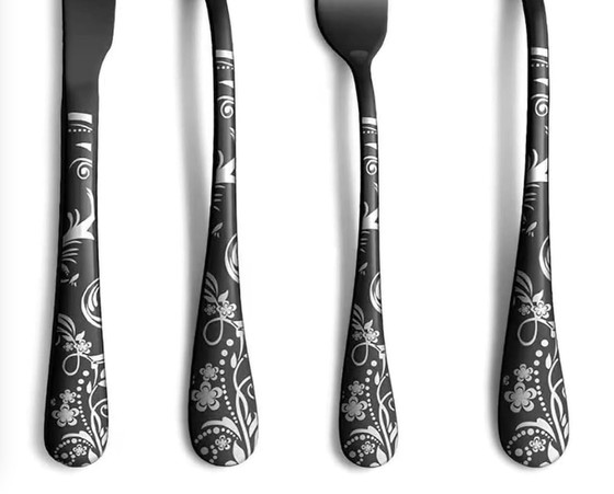 Image 1 of 20 Piece Stainless Steel Flatware Set