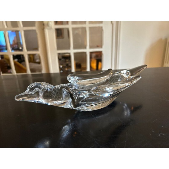 Image 1 of Vintage crystal pocket in the shape of a bird