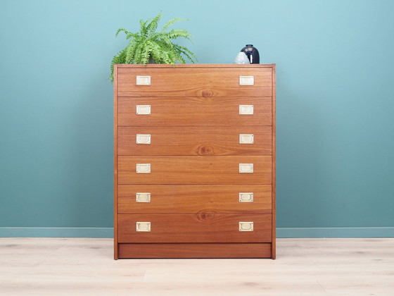 Image 1 of Cherry Chest Of Drawers, Danish Design, 1970S, Production: Denmark