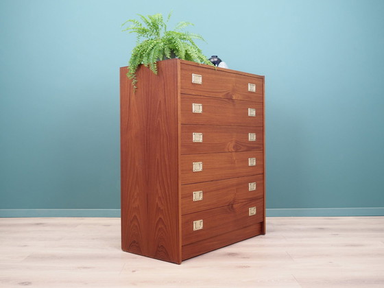 Image 1 of Cherry Chest Of Drawers, Danish Design, 1970S, Production: Denmark