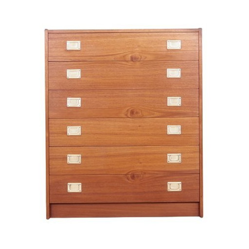 Cherry Chest Of Drawers, Danish Design, 1970S, Production: Denmark