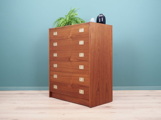 Image 1 of Cherry Chest Of Drawers, Danish Design, 1970S, Production: Denmark