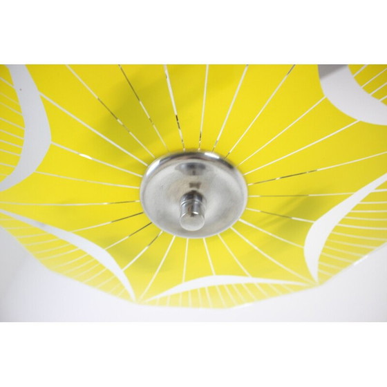 Image 1 of Lampada a sospensione in vetro di metà secolo di Napako, Cecoslovacchia, anni '60