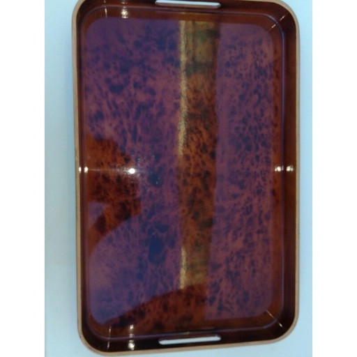 Vintage Lancel serving tray, France 1970