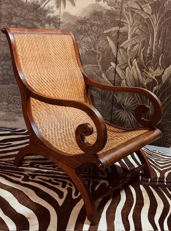 Image 1 of British Colonial Plantation Chair Veranda Chair