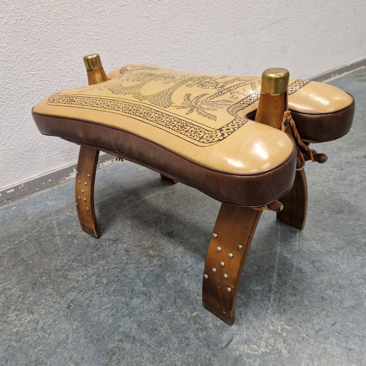 Saddle footstool discount