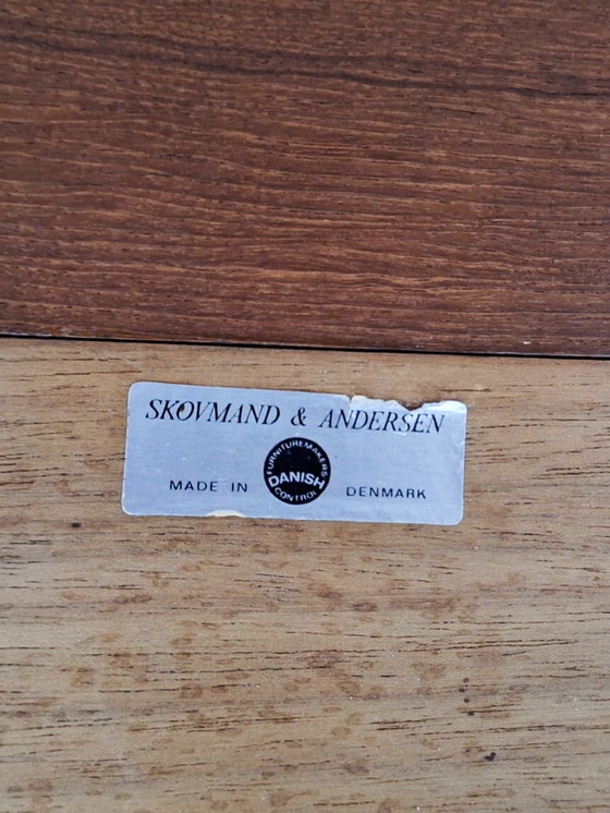 Image 1 of Tavolo da pranzo allungabile Skovmand &amp; Andersen danese in teak vintage