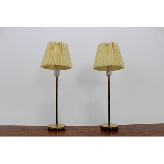 Image 1 of Set di 2 lampade da scrivania vintage di Falkenbergs Belysnings