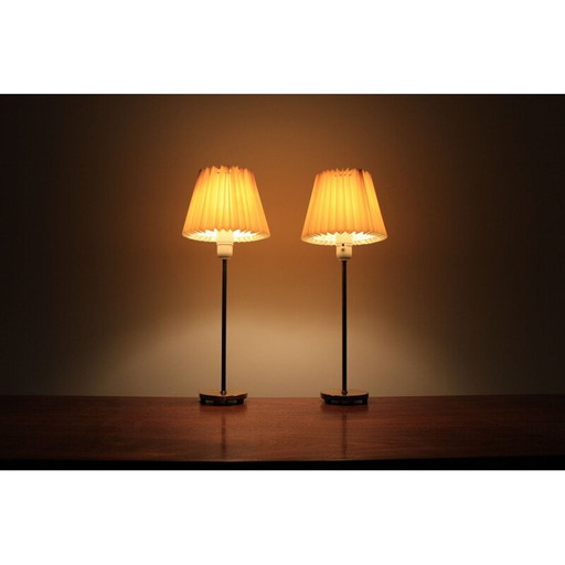 Set di 2 lampade da scrivania vintage di Falkenbergs Belysnings