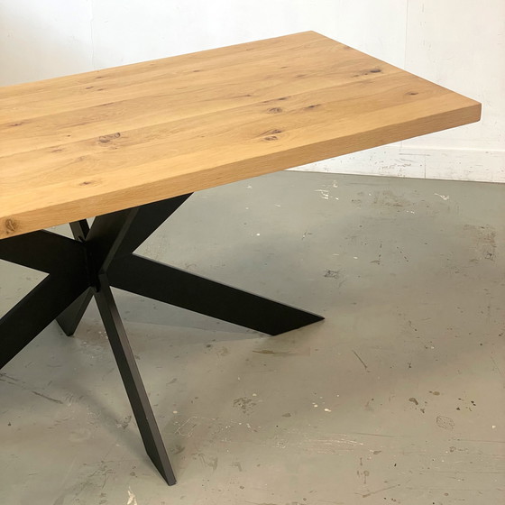 Image 1 of Modern Oak Design Table