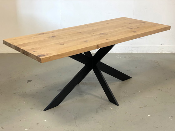 Image 1 of Modern Oak Design Table