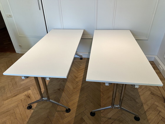 Image 1 of 2x Vitra Ad Hoc Desk 180X80 Cm