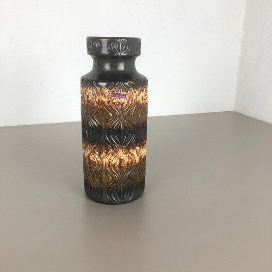 Image 1 of Large vintage Fat Lava Vase by Scheurich Germany 1970s