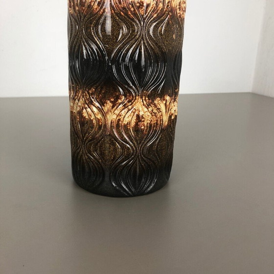 Image 1 of Large vintage Fat Lava Vase by Scheurich Germany 1970s