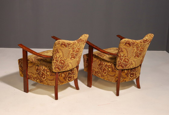 Image 1 of Pair Of Art Deco Armchairs, 1930´S, Central Europe