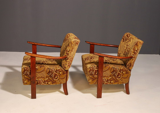 Image 1 of Pair Of Art Deco Armchairs, 1930´S, Central Europe