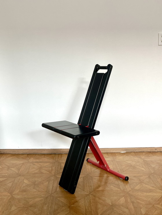 Image 1 of Locust Folding Chair By Torstein Nilsen For Møremøbler As 1982