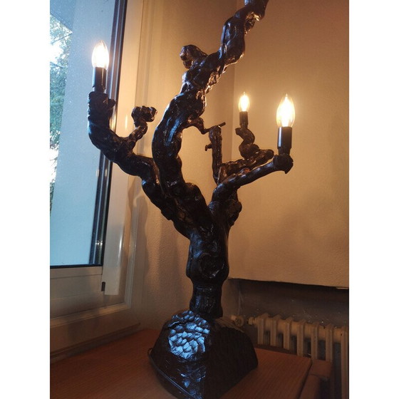 Image 1 of Lampada da tavolo vintage in vite, 1970