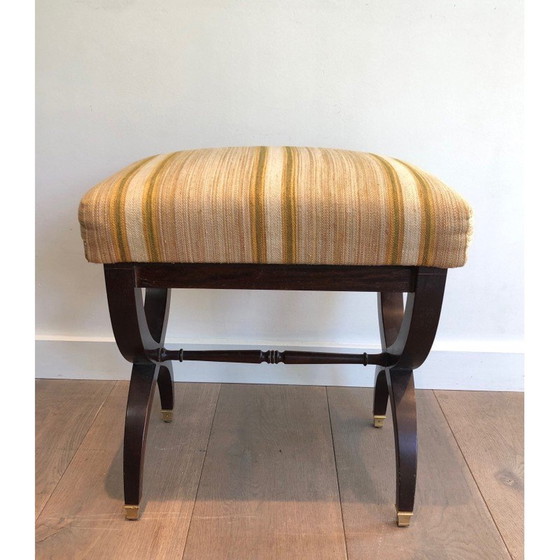 Image 1 of Vintage mahogany stool, 1950