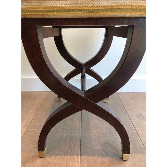 Image 1 of Vintage mahogany stool, 1950