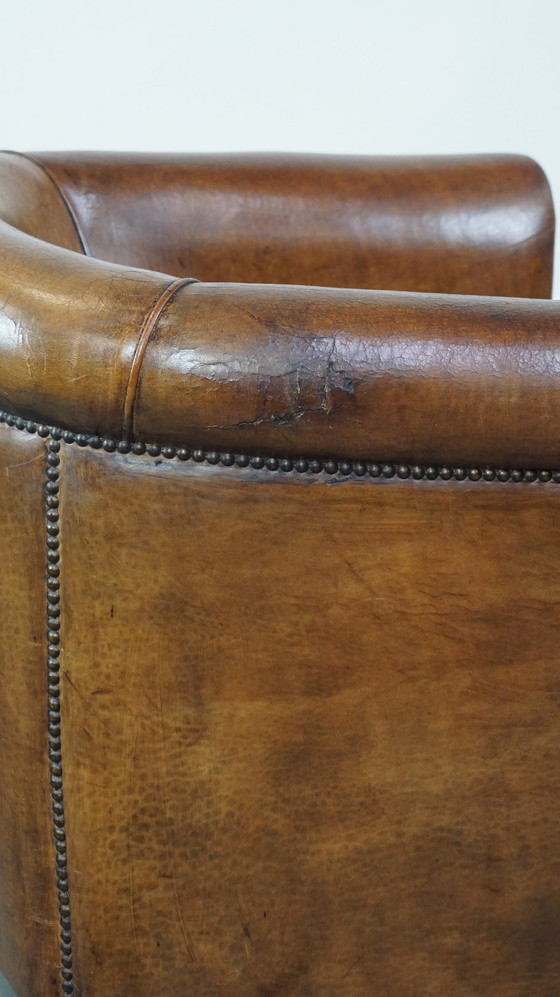 Image 1 of Club Chair Made From Sheepskin