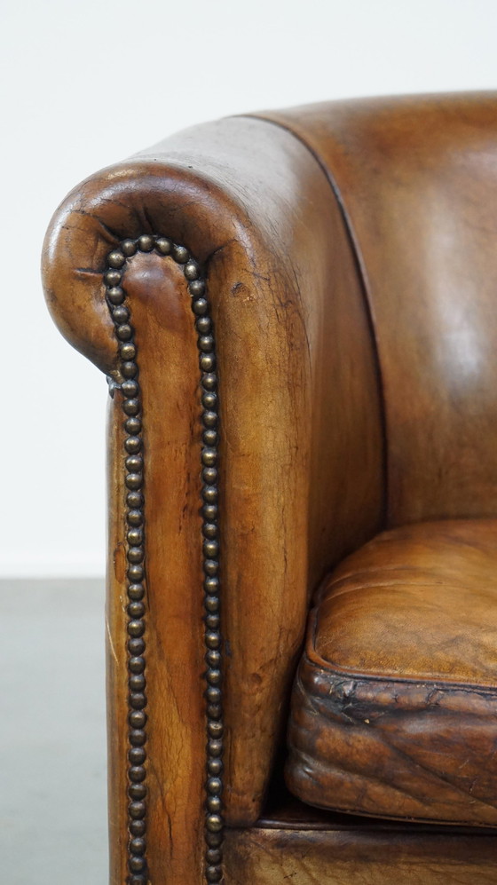 Image 1 of Club Chair Made From Sheepskin