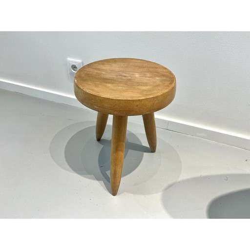 Vintage high stool model "Berger" by Charlotte Perriand, 1960