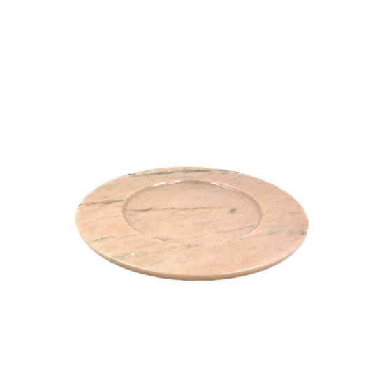 Image 1 of Vintage pink marble centerpiece by Up and Up, Italy 1970s