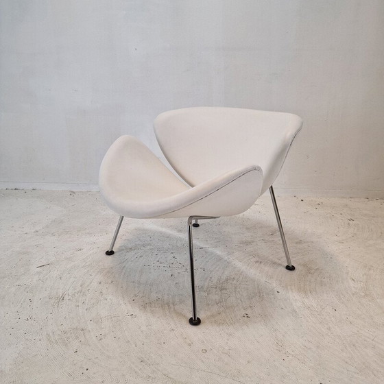 Image 1 of Vintage slice chair in chrome steel and leather by Pierre Paulin for Artifort, 1980