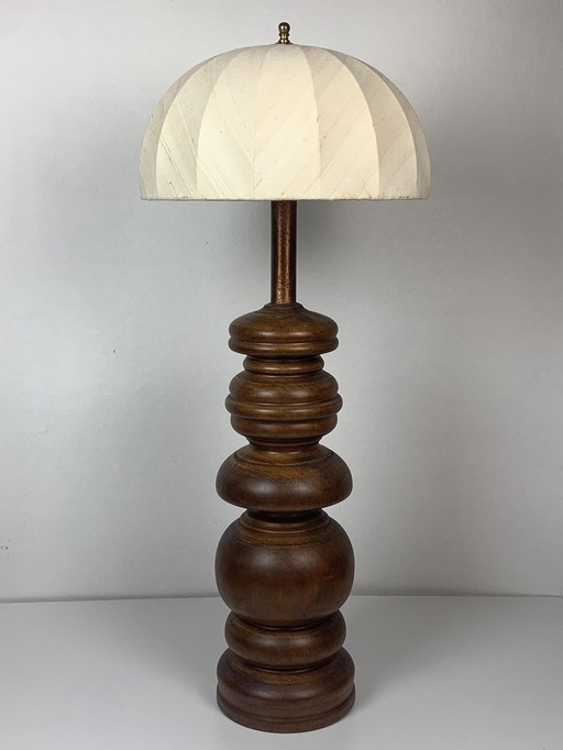 Table Lamp with Mushroom Shade, 1960s