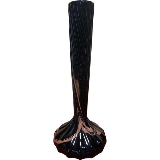 Jarrón Soniflore vintage de la fábrica de vidrio de Maure Vieil Mandelieu La Napoule