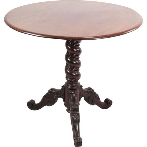 Vintage side table Originating in mahogany, Denmark 1860