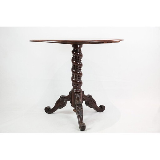 Vintage side table Originating in mahogany, Denmark 1860